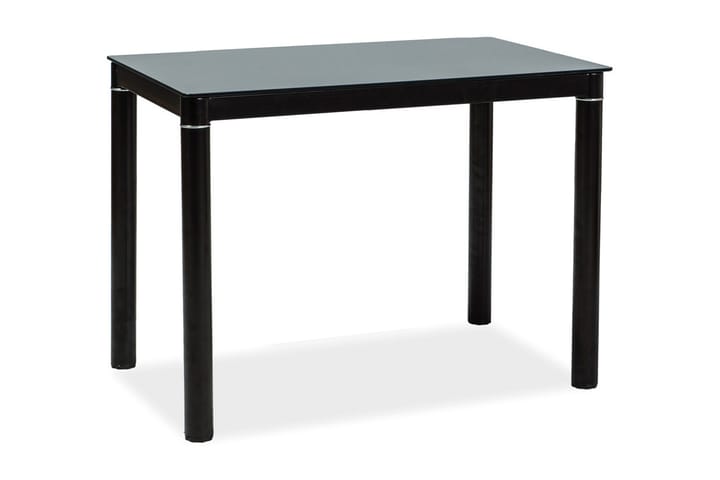 Ruokapöytä Jelka 100 cm - Lasi/Musta - Ruokapöydät & keittiön pöydät