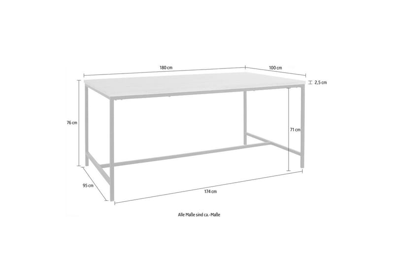Ruokapöytä Kavi - Huonekalut - Pöytä & ruokailuryhmä - Ruokapöydät & keittiön pöydät