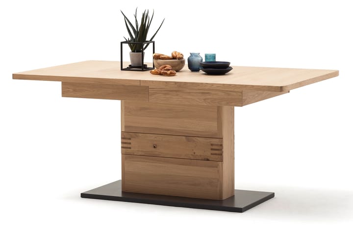Ruokapöytä Lamfers 180 cm - Tammi/Antrasiitti - Ruokapöydät & keittiön pöydät
