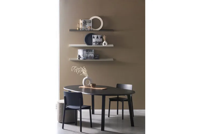 Ruokapöytä Lange jatkettava - Blacknight - Huonekalut - Pöytä & ruokailuryhmä - Ruokapöydät & keittiön pöydät