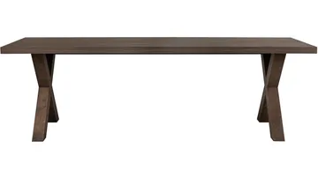 Ruokapöytä Lindor 240x100 cm - Öljytty ruskea tammiviilu - Huonekalut - Pöytä & ruokailuryhmä - Ruokapöydät & keittiön pöydät