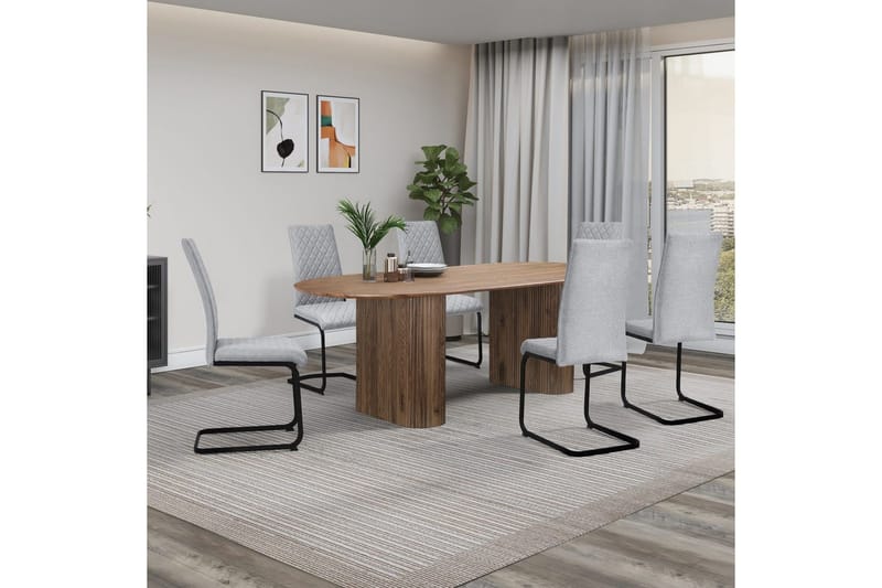 Ruokapöytä Loft24 Bostonia ruokapöytä, suorakaide 200x100 cm - Huonekalut - Pöytä & ruokailuryhmä - Ruokapöydät & keittiön pöydät