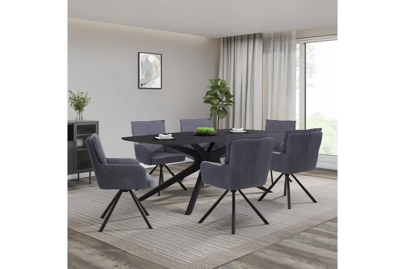 Ruokapöytä Loft24 Dakona suorakulmainen ruokapöytä 200x100 cm - Huonekalut - Pöytä & ruokailuryhmä - Ruokapöydät & keittiön pöydät