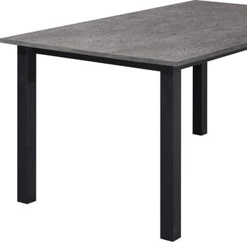 Ruokapöytä Loft24 Durham Betoni 120 × 80 cm - Betoninharmaa ja musta - Huonekalut - Pöytä & ruokailuryhmä - Ruokapöydät & keittiön pöydät