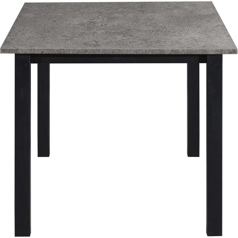 Ruokapöytä Loft24 Durham Betoni 120 × 80 cm - Betoninharmaa ja musta - Huonekalut - Pöytä & ruokailuryhmä - Ruokapöydät & keittiön pöydät