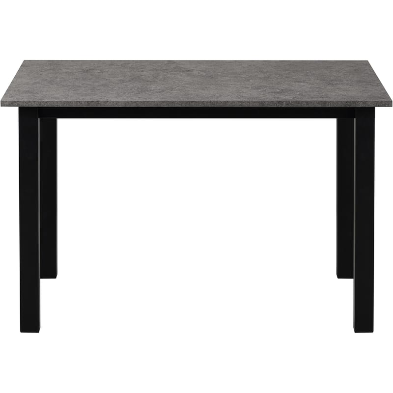 Ruokapöytä Loft24 Durham Betoni 120 × 80 cm - Betoninharmaa ja musta - Huonekalut - Pöytä & ruokailuryhmä - Ruokapöydät & keittiön pöydät