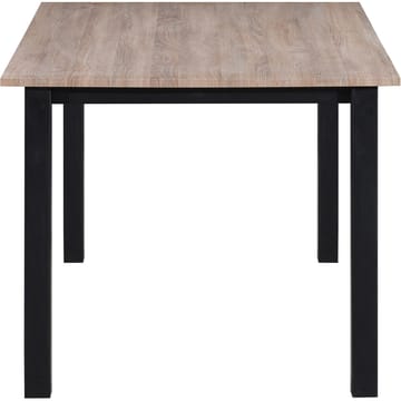 Ruokapöytä Loft24 Durham Tammi/musta 160 × 90 cm - Tammenruskea ja musta - Huonekalut - Pöytä & ruokailuryhmä - Ruokapöydät & keittiön pöydät