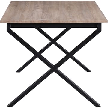 Ruokapöytä Loft24 Ipswich Tammi/musta 120 × 80 cm - Tammi ja musta - Huonekalut - Pöytä & ruokailuryhmä - Ruokapöydät & keittiön pöydät