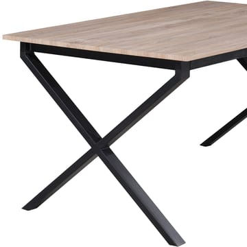 Ruokapöytä Loft24 Ipswich Tammi/musta 120 × 80 cm - Tammi ja musta - Huonekalut - Pöytä & ruokailuryhmä - Ruokapöydät & keittiön pöydät