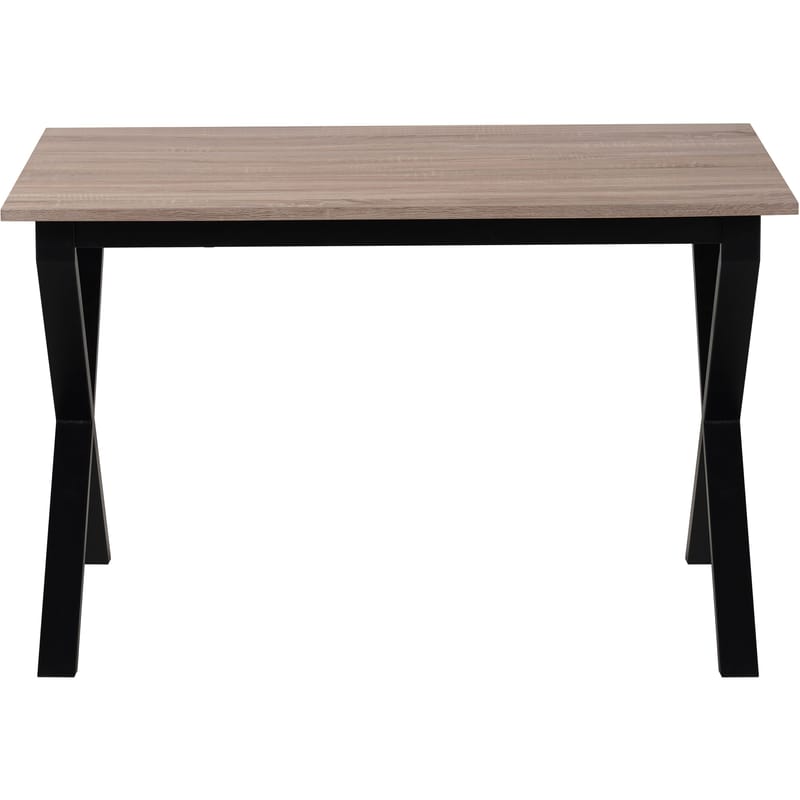 Ruokapöytä Loft24 Ipswich Tammi/musta 120 × 80 cm - Tammi ja musta - Huonekalut - Pöytä & ruokailuryhmä - Ruokapöydät & keittiön pöydät