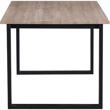 Ruokapöytä Loft24 Luton Tammi/musta 160 × 90 cm - Tammi ja musta - Huonekalut - Pöytä & ruokailuryhmä - Ruokapöydät & keittiön pöydät