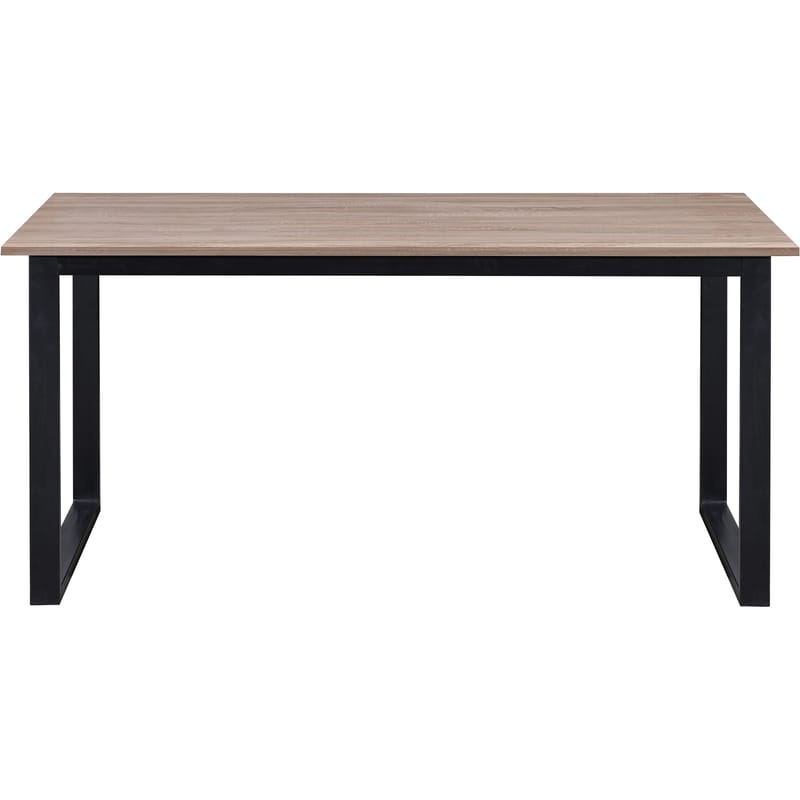 Ruokapöytä Loft24 Luton Tammi/musta 160 × 90 cm - Tammi ja musta - Huonekalut - Pöytä & ruokailuryhmä - Ruokapöydät & keittiön pöydät