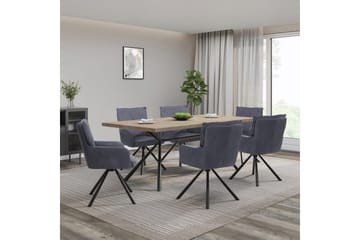 Ruokapöytä Loft24 Ruokapöytä Loft24 Larchant 0 - Huonekalut - Pöytä & ruokailuryhmä - Ruokapöydät & keittiön pöydät