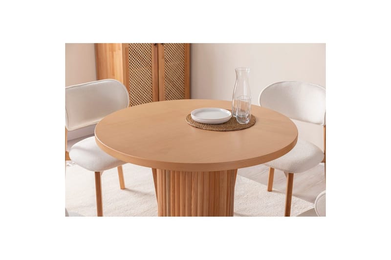 Ruokapöytä Masazumi pyökki - Ruskea - Huonekalut - Pöytä & ruokailuryhmä - Ruokapöydät & keittiön pöydät