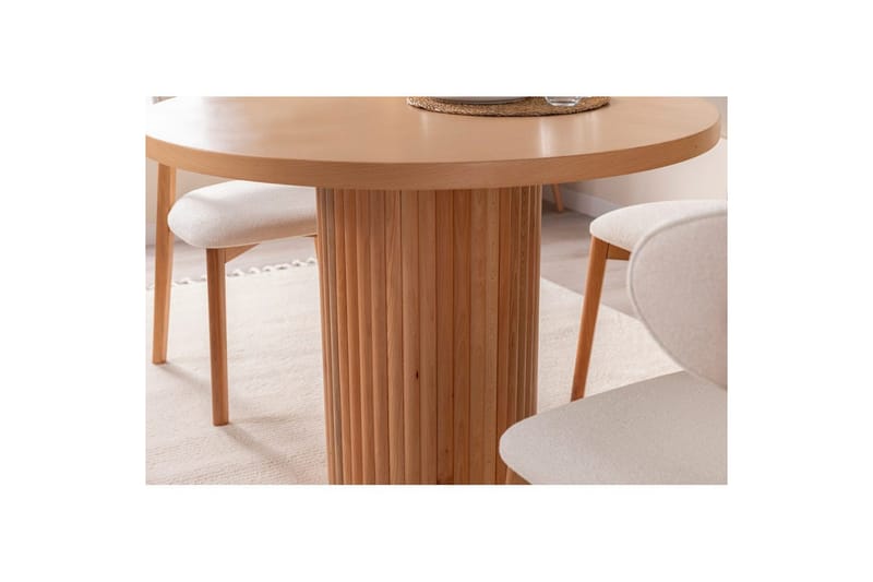 Ruokapöytä Masazumi pyökki - Ruskea - Huonekalut - Pöytä & ruokailuryhmä - Ruokapöydät & keittiön pöydät