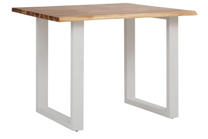 Ruokapöytä Meria 120 cm - Akaasia Ruskea/Valkoinen - Ruokapöydät & keittiön pöydät