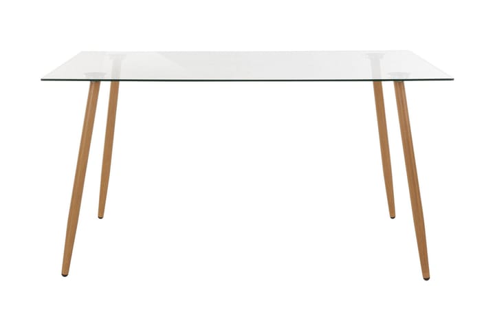 Ruokapöytä Miana 140 cm Lasi - Ruskea - Ruokapöydät & keittiön pöydät