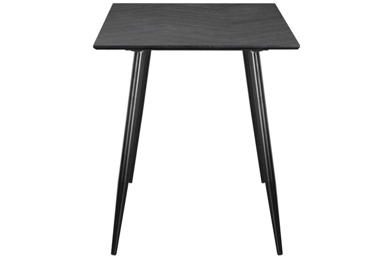 Ruokapöytä Monza 120x80x76 cm, Fishbone Greyoak/Musta - 120x80x76 cm, Fishbone Greyoak/Musta - Huonekalut - Pöytä & ruokailuryhmä - Ruokapöydät & keittiön pöydät