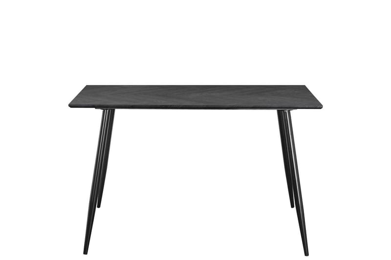 Ruokapöytä Monza 120x80x76 cm, Fishbone Greyoak/Musta - 120x80x76 cm, Fishbone Greyoak/Musta - Huonekalut - Pöytä & ruokailuryhmä - Ruokapöydät & keittiön pöydät