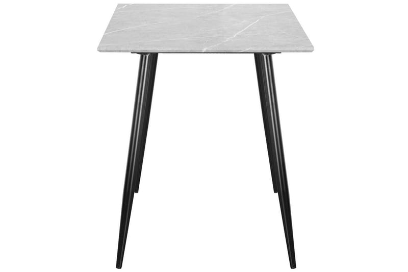 Ruokapöytä Monza 120x80x76 cm, Kivi/Musta - 120x80x76 cm, Kivi/Musta - Huonekalut - Pöytä & ruokailuryhmä - Ruokapöydät & keittiön pöydät