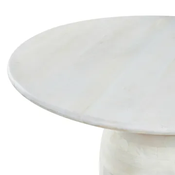 Ruokapöytä Murtle 110 cm - Valkoinen - Huonekalut - Pöytä & ruokailuryhmä - Ruokapöydät & keittiön pöydät