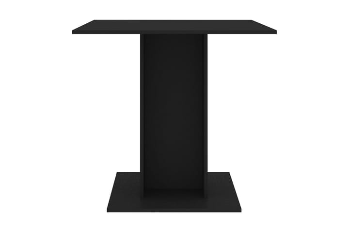 Ruokapöytä musta 80x80x75 cm lastulevy - Musta - Ruokapöydät & keittiön pöydät