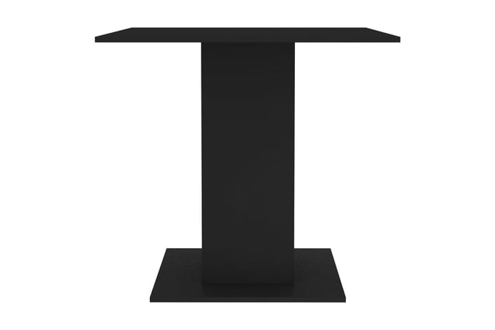 Ruokapöytä musta 80x80x75 cm lastulevy - Musta - Ruokapöydät & keittiön pöydät