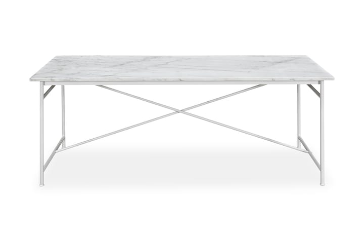 Ruokapöytä Narses 200 cm Marmori - Valkoinen - Ruokapöydät & keittiön pöydät