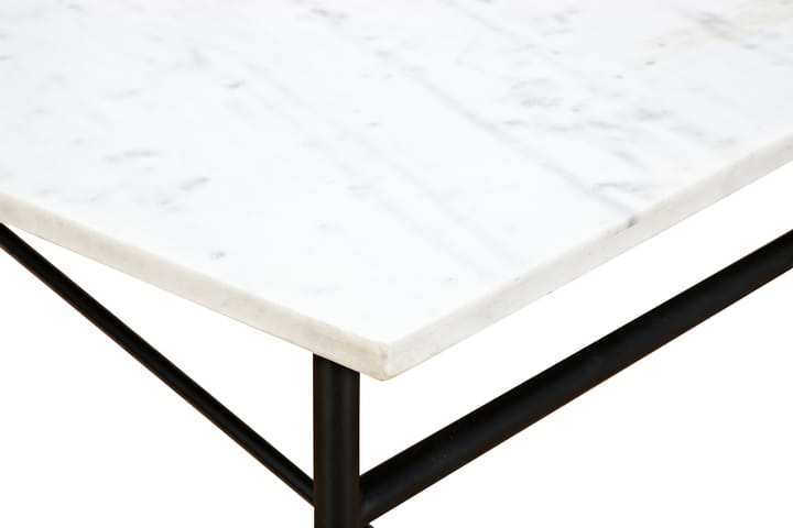 Ruokapöytä Narses 200 cm Marmori - Valkoinen/Musta - Ruokapöydät & keittiön pöydät