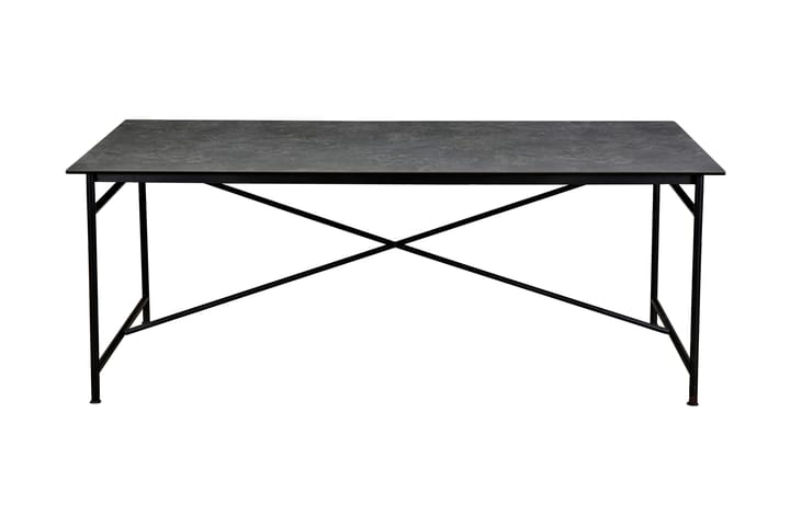 Ruokapöytä Narses 200 cm - Musta/Harmaa - Ruokapöydät & keittiön pöydät