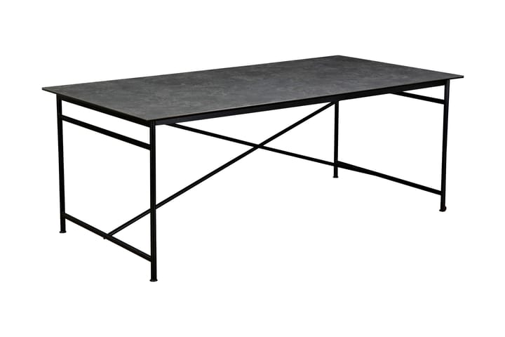 Ruokapöytä Narses 200 cm - Musta/Harmaa - Ruokapöydät & keittiön pöydät