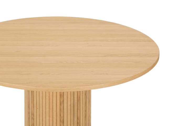 Ruokapöytä Neandir 120 cm Pyöreä Tolppajalka - Tammi - Ruokapöydät & keittiön pöydät