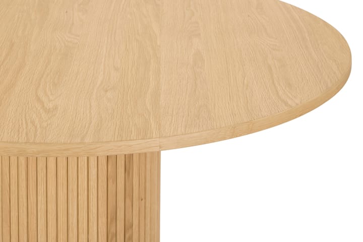 Ruokapöytä Neandir 120 cm Pyöreä Tolppajalka - Tammi - Ruokapöydät & keittiön pöydät