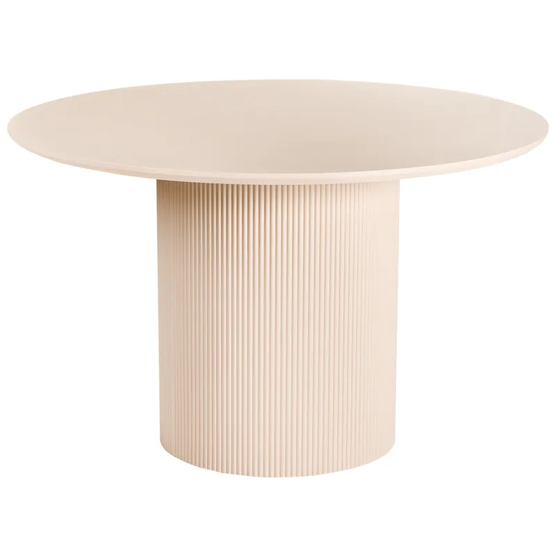 Ruokapöytä Newell 120 cm, Vaalea beige