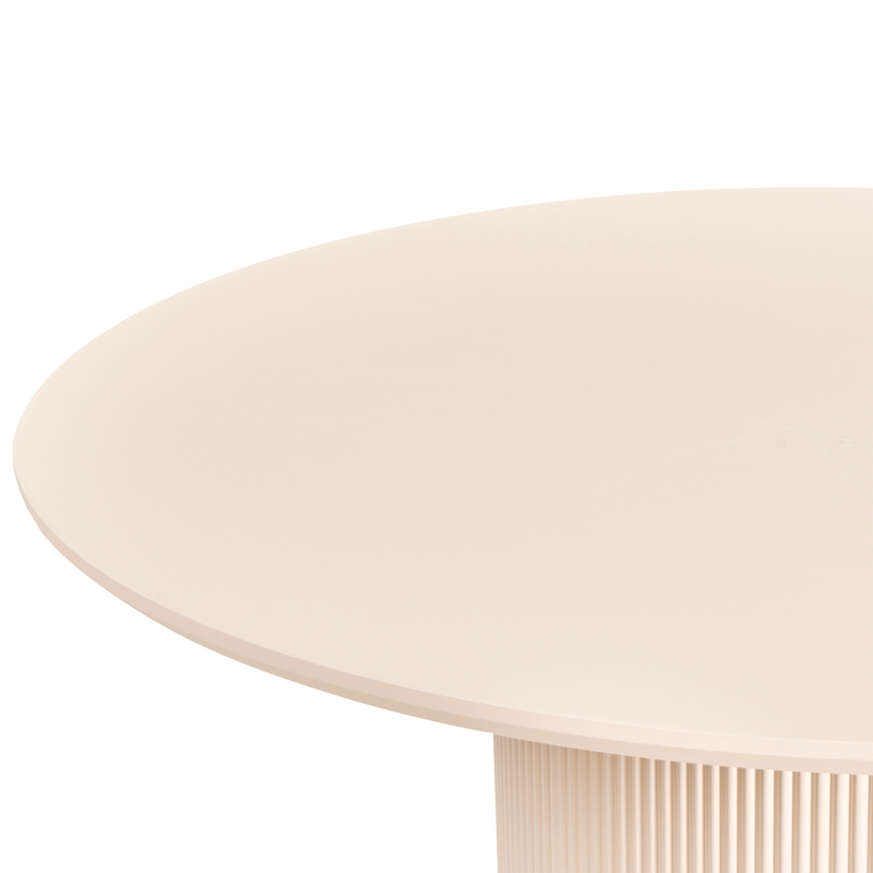Ruokapöytä Newell 120 cm - Vaalea beige - Huonekalut - Pöytä & ruokailuryhmä - Ruokapöydät & keittiön pöydät