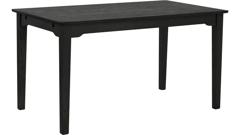 Ruokapöytä NFG Aker 140x80 cm svart 140x80 cm, Musta