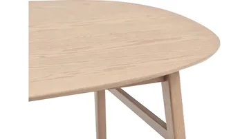 Ruokapöytä NFG Karmöy 205–305x105 cm Vitpigmenterat Med 2 tillägg 205x105 cm - Valkopigmentoitu - Huonekalut - Pöytä & ruokailuryhmä - Ruokapöydät & keittiön pöydät