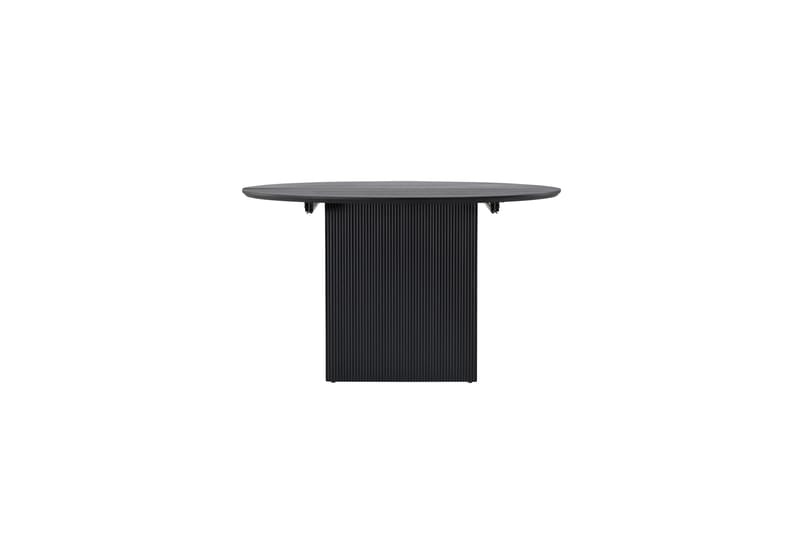 Ruokapöytä NO_BRAND Matilda-ruokapöytä, jatkettava 130/180 – musta / MDF viilupinnalla Black, undefined