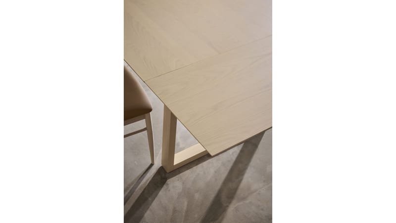 Ruokapöytä Norvik 220+50+50 cm - Valkopigmentoitu tammi - Huonekalut - Pöytä & ruokailuryhmä - Ruokapöydät & keittiön pöydät