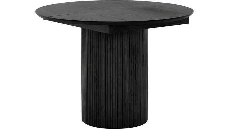 Ruokapöytä Odmark 105 cm, Mustalakattu saarni