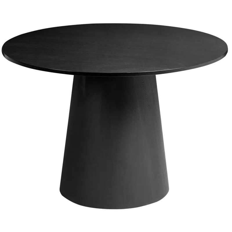 Ruokapöytä Oyen 120 cm, Musta