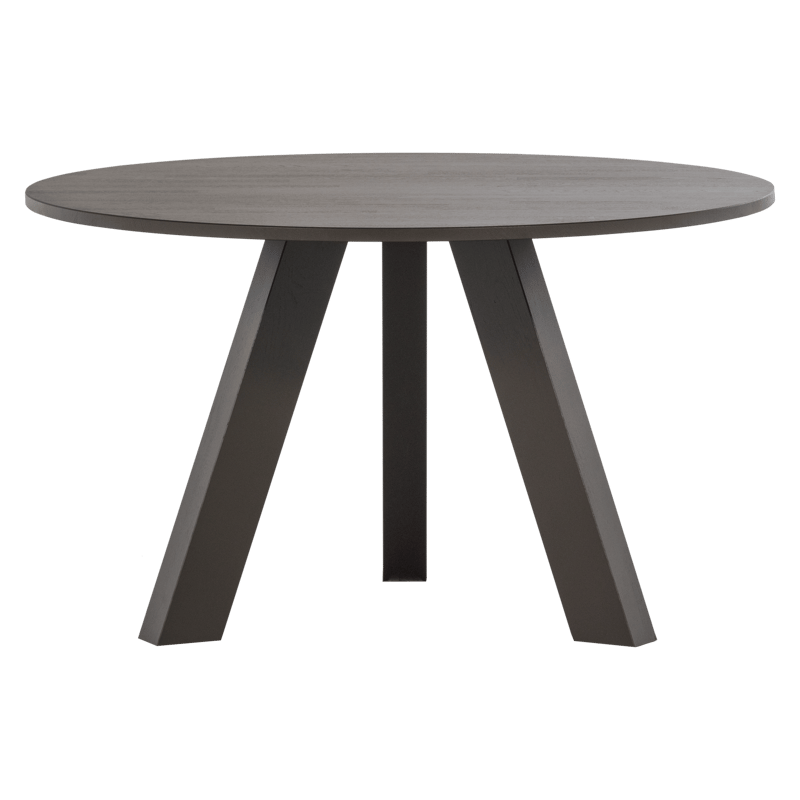 Ruokapöytä Rhonda 129 cm pyöreä, Keskiruskea