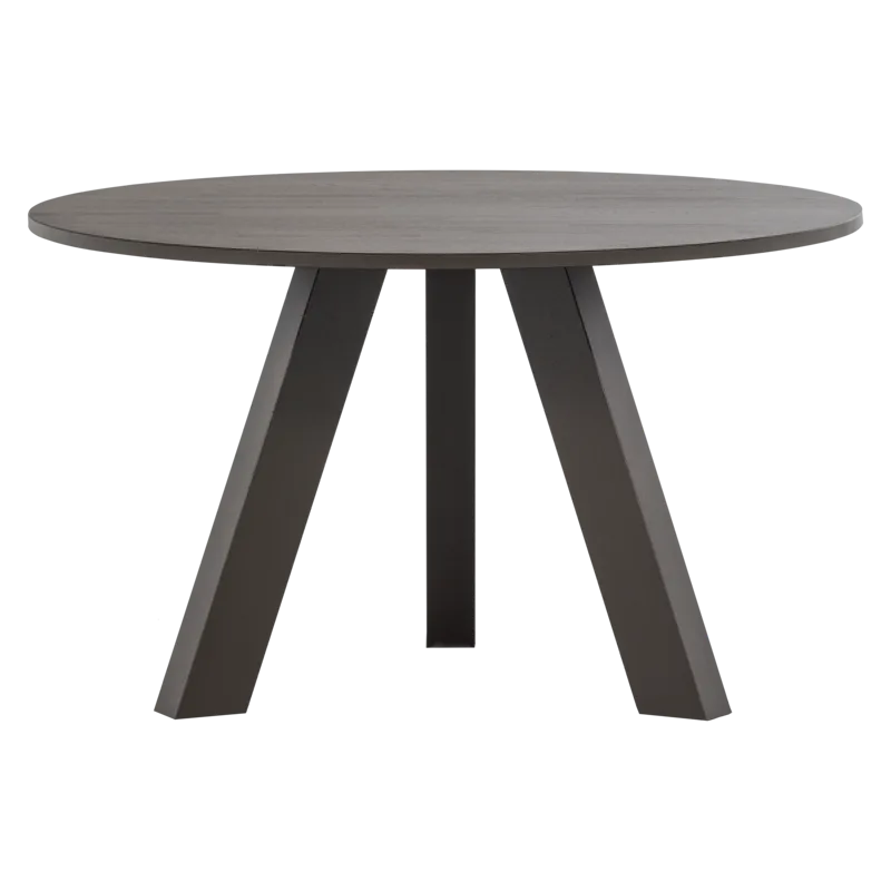 Ruokapöytä Rhonda 129 cm pyöreä, Keskiruskea