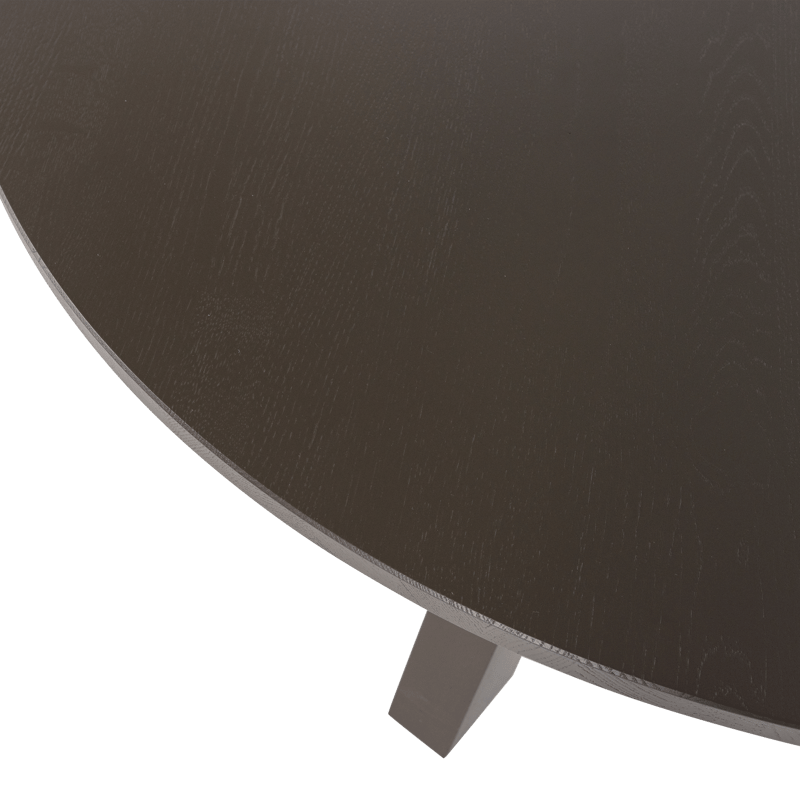 Ruokapöytä Rhonda 129 cm pyöreä - Keskiruskea - Huonekalut - Pöytä & ruokailuryhmä - Ruokapöydät & keittiön pöydät