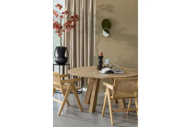 Ruokapöytä Rhonda XL - Luonnollinen matta - Huonekalut - Pöytä & ruokailuryhmä - Ruokapöydät & keittiön pöydät