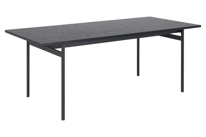 Ruokapöytä Ricketts 200x90 cm - Musta - Ruokapöydät & keittiön pöydät