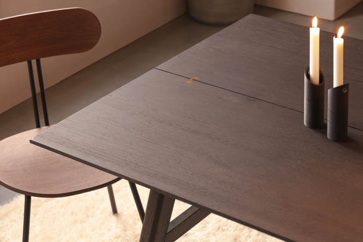 Ruokapöytä Ryndon 200 cm sis 4 Neandir tuolia - Luonnonväri/Ruskea - Ruokailuryhmä