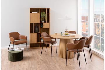Ruokapöytä Saku 120 cm Pyöreä - Luonnollinen - Huonekalut - Pöytä & ruokailuryhmä - Ruokapöydät & keittiön pöydät