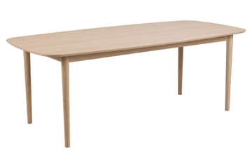 Ruokapöytä Salama 210x100 cm - Valkoinen - Huonekalut - Pöytä & ruokailuryhmä - Ruokapöydät & keittiön pöydät