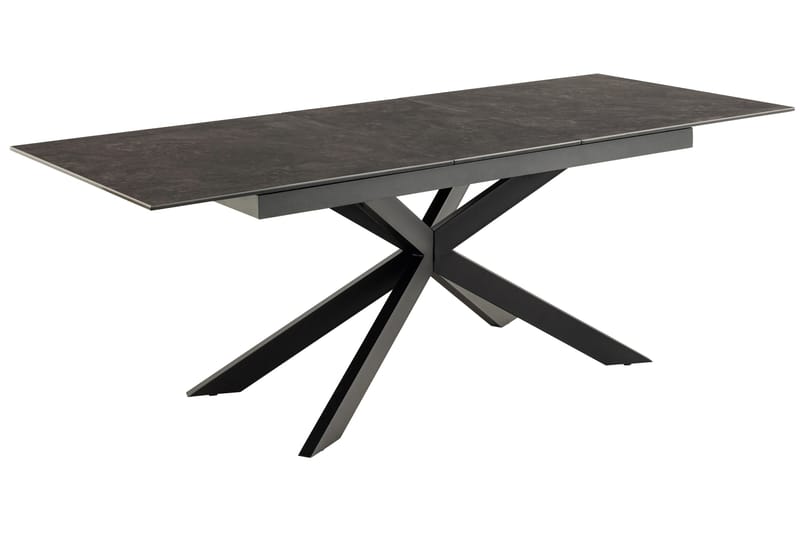 Ruokapöytä Salupa 210x90 cm - Musta - Huonekalut - Pöytä & ruokailuryhmä - Ruokapöydät & keittiön pöydät